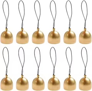 Cloche de Noël décorative faite à la main pour la mise en scène saisonnière de l'arbre - Product Image 5