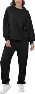 Conjunto de Sudadera con Capucha Oversize y Pantalones de Chándal de Forro Polar Premium para Mujer, Conjunto Deportivo de Sudadera con Capucha y Pantalones de Chándal para Mujer - Product Image 6