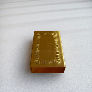 Premium Modern Eco-Friendly Durable Brass <b>Matchbox</b> Sleeve Luxury Safety Match Holder Handmade Tabletop Home Decor - Product Image 1