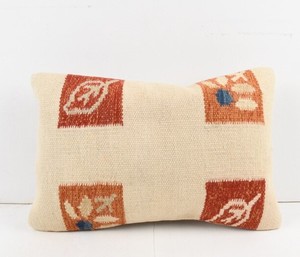 Handmade Wool Kilim Decorative <b>Pillow</b> Covers | Vintage Boho Tribal Cushion Cover | Turkish Handwoven <b>Throw</b> <b>Pillow</b> Wholesale - Product Image 1