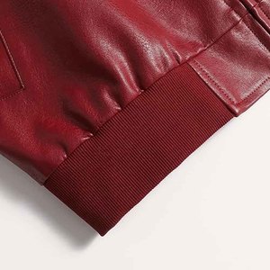 Men Genuine <b>Leather</b> <b>Jacket</b> Slim Fit Biker Motorcycle <b>Winter</b> Coat OEM Custom Wholesale Factory - Product Image 4