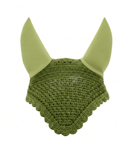 Gorro de ganchillo para caballo con orejeras, antimosquitos, insonorizado, accesorio de equitación - Product Image 1