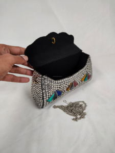 Nuevo bolso de mano de resina de marca de alta calidad y uso de diseño Premium para bolso de mujer de la India y bolsos de mano de piedra de resina - Product Image 6