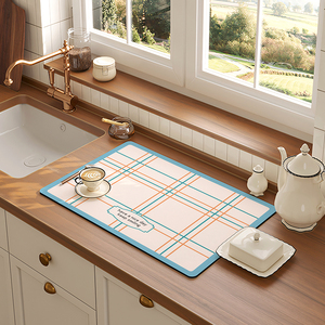 モダンスタイルの滑り止め生地テーブルマットキッチン用クイックドライ & 吸収剤 - Product Image 6