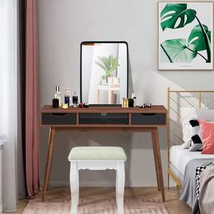 Specchio da bagno con struttura in acciaio solido rettangolare a parete - Product Image 2