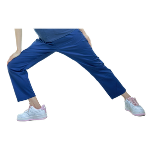 ชุดเครื่องแบบโรงพยาบาลผ้าสแปนเด็กซ์ผ้าฝ้าย PE สำหรับผู้หญิงและผู้ชายดีไซน์ยืดแฟชั่น - Product Image 5