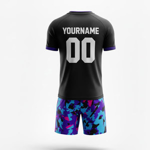 Soccer Kit Custom Team Uniform Jersey Shorts Breathable Quick Dry Fabric Professional Match Training Wear - Product Image 2