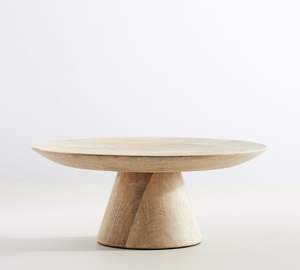 Support à gâteau en bois massif de fabricant fiable avec finition naturelle pour la présentation de gâteaux d'anniversaire, de desserts et la décoration de comptoir de cuisine - Product Image 4