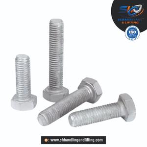 Juego de tornillos hexagonales y tuercas de acero galvanizado en caliente de alta resistencia para aplicaciones de construcción y estructuras de acero. - Product Image 6