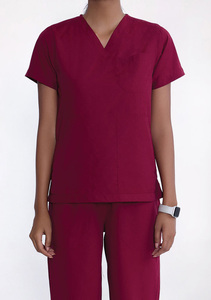 Tenues médicales personnalisées à manches courtes pour l'été, en 2 pièces, pour infirmières, esthéticiennes, dentistes, salons de beauté, médecins, hôpitaux, uniformes de dentiste - Product Image 5