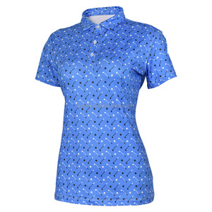 Venta al por mayor Proveedores de envío directo Camisetas de talla grande para mujer Logotipo personalizado Botones de plumas Polo transpirable de secado rápido - Product Image 1