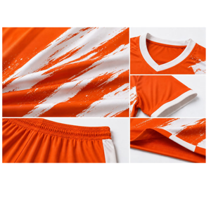 Uniformes de flag football en gros, marque privée, respirants, 100 % polyester, vêtements d'équipe personnalisés, faible MOQ - Product Image 5