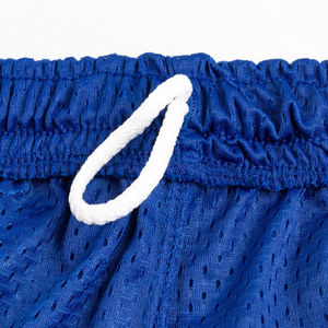 Custom Logo Front Men's High Quality Double <b>Layer</b> 120g Polyester Gym Mesh Shorts <b>Mid</b> Waist Elastic Waist Breathable - Product Image 6