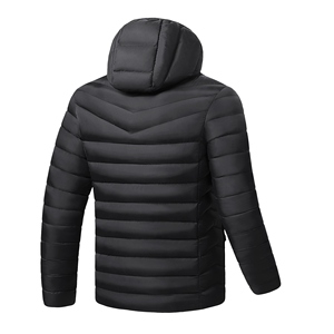 Custom Made Durable High Quality Latest Wholesale Winter Outdoor Hooded <b>Waterproof</b> Puffer Thick <b>Warm</b> Jacket Unisex 100% Nylon - Product Image 4