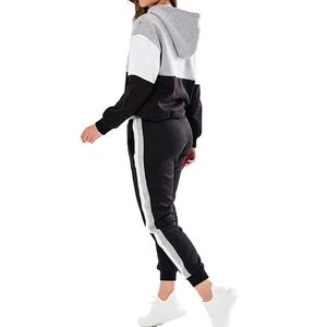 Conjunto de Sudadera y Pantalón de Chándal de 2 Piezas para Mujer, Hecho a Medida, Casual, Ecológico, de Tejido Grueso, Ajuste Holgado, Transpirable y Cómodo, con Sudadera con Capucha y Media Cremallera - Product Image 2