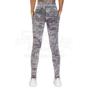 Leggings de Yoga para Mujer, Transpirables, Tejidos, de Cintura Media, con Spandex y Poliéster, Ropa Deportiva en Oferta - Product Image 3
