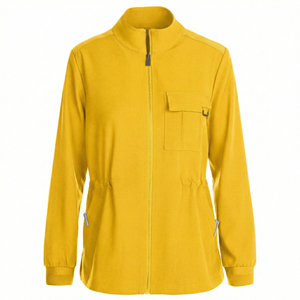 Professional Healthcare <b>Scrub</b> Jacket Elastic Waist Utility Chest Pocket Wholesale Custom Made Clinical Uniforms <b>Scrub</b> Jackets - Product Image 2