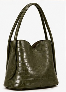 Bolso Tote de Hombro de Lujo Vintage de Cuero Genuino y Poliéster con Bordado Abierto, Ideal para Invierno/Primavera y Todo el Verano, Listo para la Playa, para Mujer, OEM ODM - Product Image 2