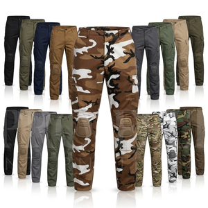 Relaxed Fitted Customized <b>Camouflage</b> Pattern <b>Cargo</b> Pants for Men Multi Pocket Casual Outdoor Work Trousers Durable Cotton Pants - Product Image 1