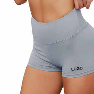 Shorts deportivos transpirables de algodón para mujer con logo personalizado, shorts de fitness para mujer, shorts deportivos para correr, gimnasio y yoga para mujer - Product Image 1
