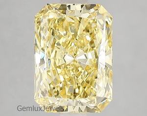 Diamante Suelto Creado en Laboratorio de Corte Radiante Amarillo Intenso de 7 Quilates – Alta Calidad, Certificado IGI, Perfecto para Joyería - Product Image 1