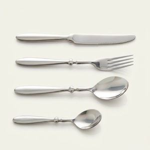 Juego de Cubiertos de Acero Inoxidable de Alta Calidad, Pulido Espejo, Cubertería Moderna para Hoteles de Lujo, Restaurantes y Bodas, Venta al Por Mayor - Product Image 4