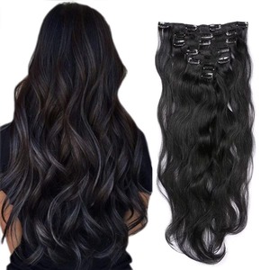 Cheveux humains bruts non traités de qualité supérieure, provenant d'Inde, extensions de cheveux humains vierges indiens Remy de la meilleure qualité - Product Image 1