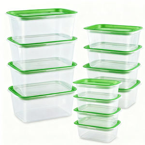 PREMIUM FOOD-GRADE <b>PLASTIC</b> <b>CONTAINERS</b> - AIRTIGHT & MICROWAVE SAFE - Product Image 3