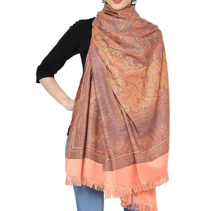 Luxury Women Kashmiri Pashmina Black Floral <b>Shawl</b> Winter Warm Ethnic Embroidered Breathable Multi-Purpose <b>Wrap</b> Dupatta Stole - Product Image 5