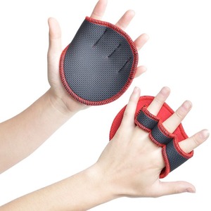 Half Finger Fitness <b>Gloves</b> <b>Suede</b> Material Adjustable Wrist Strap Weight Lifting Gym Unisex Design - Product Image 4