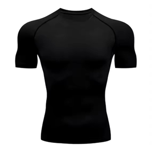 Rashguard de performance le plus vendu, ultra doux, respirant, en polyester écologique, à manches courtes, séchage rapide - Product Image 1