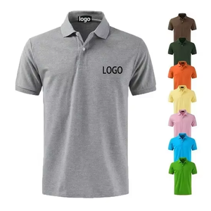 Camisas de Golf Personalizadas al por Mayor, Manga Corta, Uniforme de Negocios, 180 Gramos, Antiarrugas, con Bolsillo, Bordado para Hombre, Impresión Digital, Tejido de Punto - Product Image 1