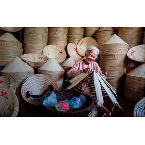 Sombrero cónico vietnamita de 6 paneles con impresión digital, sombreros nuevos, ropa y accesorios de alta calidad hechos a mano en Vietnam - Product Image 2