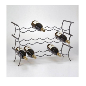 Élégant présentoir à vin décoratif de nouvelle conception, en métal, pour table. - Product Image 2