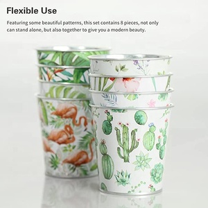 Maceta galvanizada Para hierbas, maceta y maceta, regalo cálido para el corazón de vacaciones para decoración interior y exterior personalizable - Product Image 2