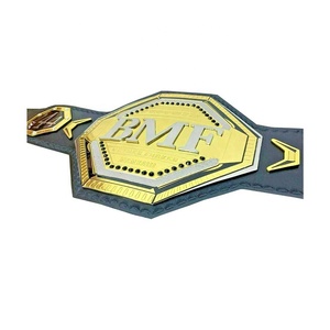 เข็มขัดแชมป์โลกหนัก,แผ่นทองเหลืองขนาดผู้ใหญ่และสายหนังแท้เข็มขัดแชมป์มืออาชีพ IBW - Product Image 1