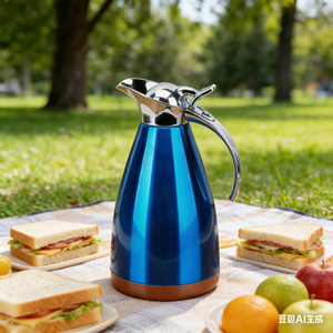 Bollitore Termico Sottovuoto in Acciaio Inox Blu da 1,5L, 1440W, Grande Capacità, per Fornelli a Gas e a Induzione, Design Moderno - Product Image 4