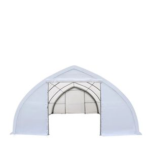 TMG ST3040V Container House 30FT X 40FT Riparo per Stoccaggio con Soffitto a Soffietto, Copertura in PVC Resistente da 17 oz e Porte Passanti - Product Image 2
