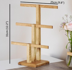 Minimalist Wooden Jewelry <b>Storage</b> Organizer <b>For</b> Home Organization <b>Dressing</b> <b>Table</b> Display And Accessory <b>Storage</b> From India - Product Image 3