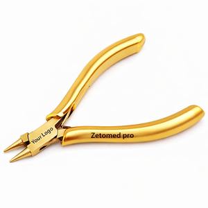 คีมปากโค้งสั้น 110 มม. เครื่องมือทำเครื่องประดับที่มีความแม่นยำ ผลิตจากเหล็กสแตนเลสคุณภาพสูงสำหรับการใช้งานระดับมืออาชีพ - Product Image 4