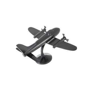 Black <b>Matte</b> Propeller Aircraft Model With Base Cheap Price Cast Aluminium Airplane Models <b>Table</b> Decoration Items - Product Image 1