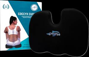 Cojín Ergonómico para el Coxis, Alivio del Dolor de Coxis, Soporte de Asiento de Espuma Viscoelástica para Silla de Oficina, Conducción de Automóvil y Alineación Espinal - Product Image 5