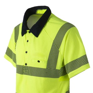 <b>High</b> Visibility Reflective Safety Polo Reflective Polo <b>T</b> <b>Shirt</b> Hi <b>Vis</b> Work Wear Polo Reflective <b>Shirt</b> - Product Image 3