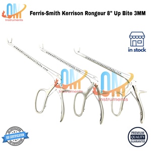 เครื่องมือผ่าตัดเหล็กกล้าไร้สนิม FERRIS-SMITH-KERRISON สำหรับเจาะกระดูกสฟีโนอิด ขนาด 8 นิ้ว ตัดขึ้นไปด้านบน 3 มม. |   โอลด์เมด - Product Image 2