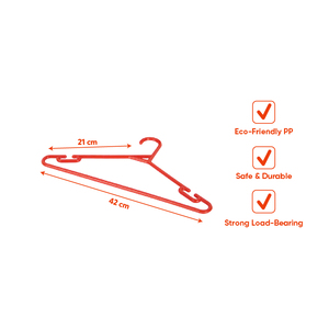 Virgin PP Plastic Garment Hanger <b>Clothes</b> Hanger Coat Hanger Household Drying Rack Hook for Shirts Blouses Laundry Room - Product Image 4