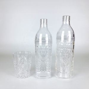 Botella y taza de agua de bebida de plástico Acrílico - Product Image 2