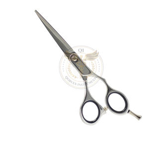 Ciseaux de coiffure professionnels en acier inoxydable, ciseaux de barbier de 6 pouces, ciseaux de coiffure de salon avec étui en cuir - Product Image 4