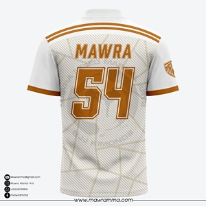 เสื้อฟุตบอล MAWRA MMA แบบสั่งทำพิเศษ เสื้อซับลิเมชั่นสำหรับฝึกซ้อม ระบายอากาศได้ดี ชุดทีมฟุตบอล ชุดยูนิฟอร์มสั่งทำได้สำหรับทุกเพศ - Product Image 6