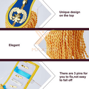 Nuevo Diseño Personalizado, Más Vendido, Bajo MOQ, Epaulettes de Hombro para Uniformes Ceremoniales - Product Image 5
