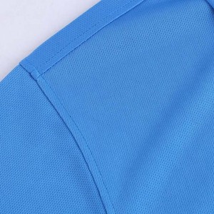 เสื้อโปโลผู้ชายแขนสั้นสีน้ำเงิน ผ้าถัก สีพื้น สไตล์ลำลอง ทรงปกติ ดีไซน์กระดุม ปรับแต่งได้เต็มที่ เสื้อโปโลผู้ชาย 2026 - Product Image 6